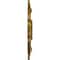 Ekena Millwork Benson Classic Ceiling Medallion (Fits Canopies up to 6 1/2"), 28 3/8"OD x 3 3/4"ID x 1 5/8"P, Gold CM28BEGLS - alternate 2